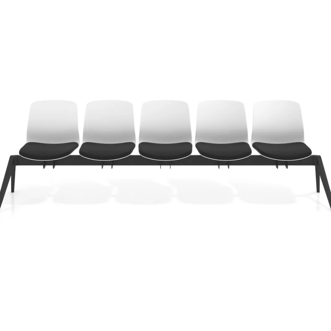Bancada Sala de Espera Nexus 5 asientos, pata nylon