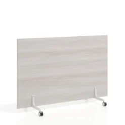 Biombo separador pared móvil Hover en melamina, posición horizontal, alto 100cm