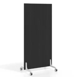 Biombo separador pared móvil Hover en melamina, posición vertical, ancho 100cm