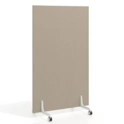Biombo separador pared móvil Hover en melamina, posición vertical, ancho 80cm