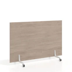 Biombo separador pared móvil Hover en melamina, posición horizontal, alto 100cm