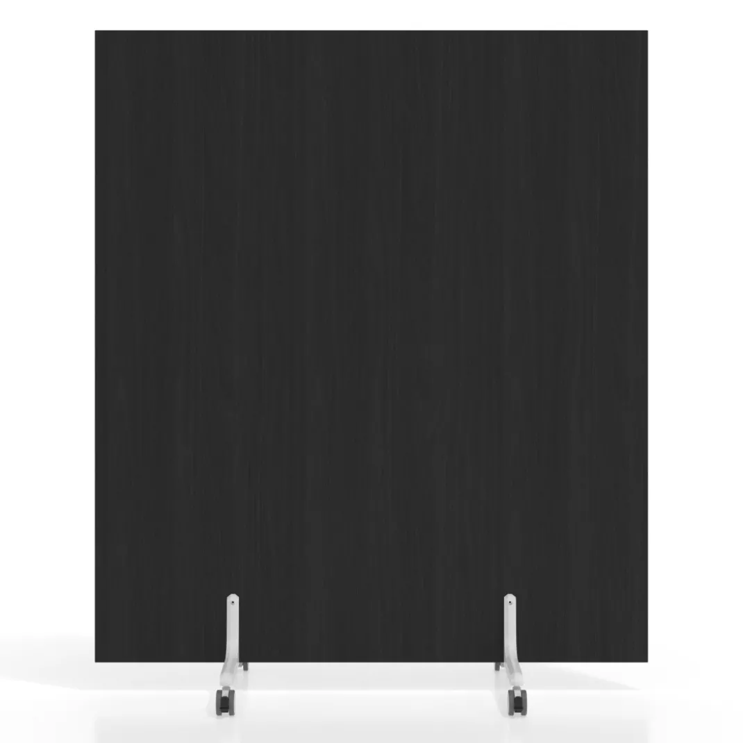 Biombo separador pared móvil Hover en melamina, posición vertical, ancho 140cm
