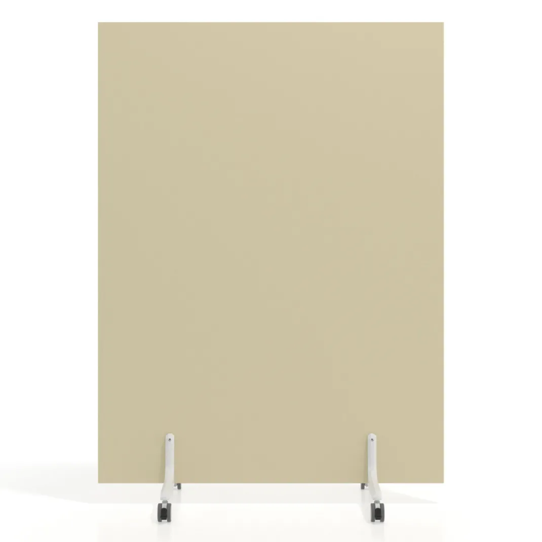 Biombo separador pared móvil Hover en melamina, posición vertical, ancho 120cm