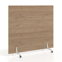 Biombo separador pared móvil Hover en melamina, posición horizontal, alto 100cm