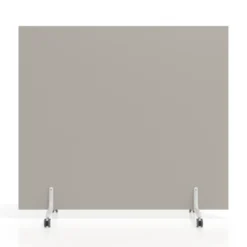Biombo separador pared móvil Hover en melamina, posición horizontal, alto 80cm