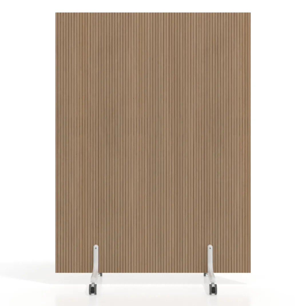 Biombo separador pared móvil Hover en melamina, posición vertical, ancho 100cm