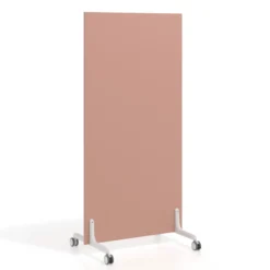 Biombo separador pared móvil Hover en melamina, posición vertical, ancho 120cm