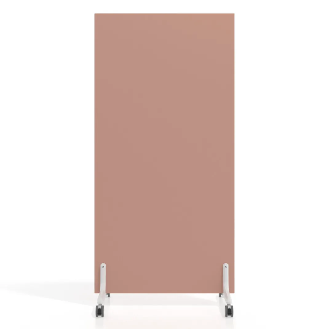 Biombo separador pared móvil Hover en melamina, posición vertical, ancho 80cm