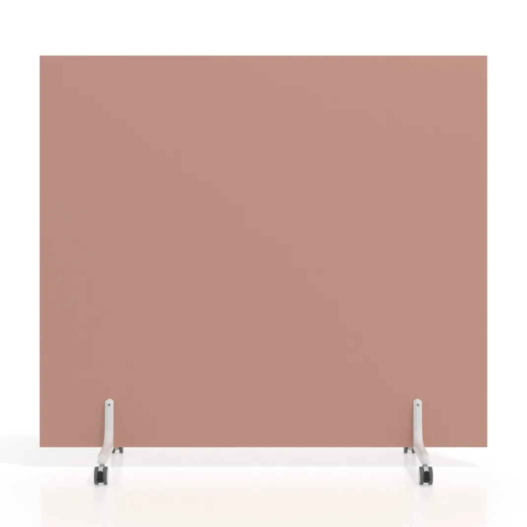 Biombo separador pared móvil Hover en melamina, posición horizontal, alto 140cm