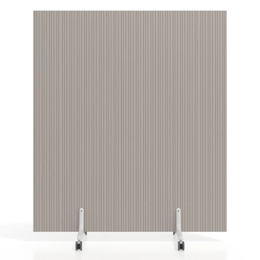 Biombo separador pared móvil Hover en melamina, posición vertical, ancho 140cm