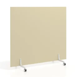 Biombo separador pared móvil Hover en melamina, posición horizontal, alto 80cm