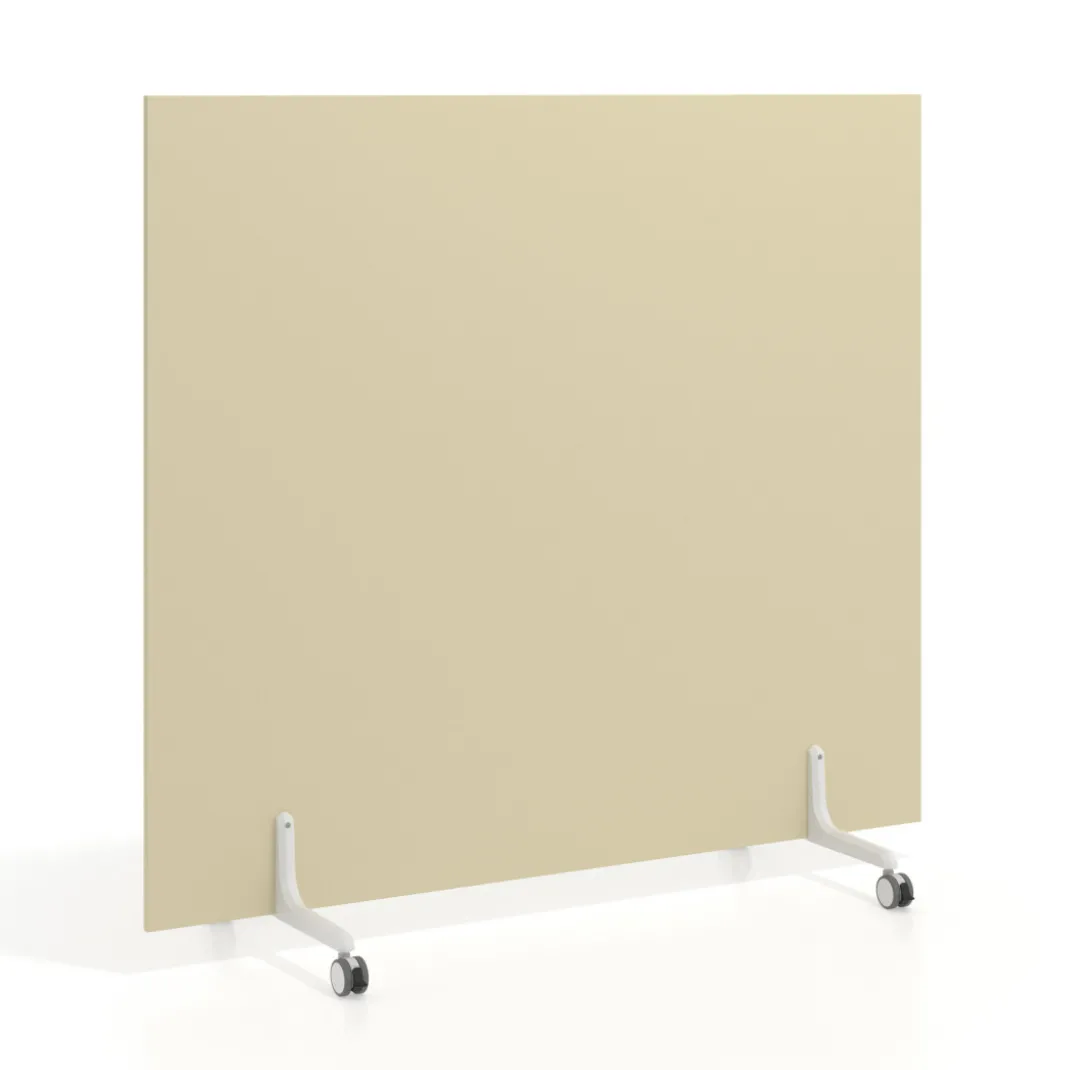 Biombo separador pared móvil Hover en melamina, posición horizontal, alto 140cm