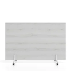 Biombo separador pared móvil Hover en melamina, posición horizontal, alto 100cm