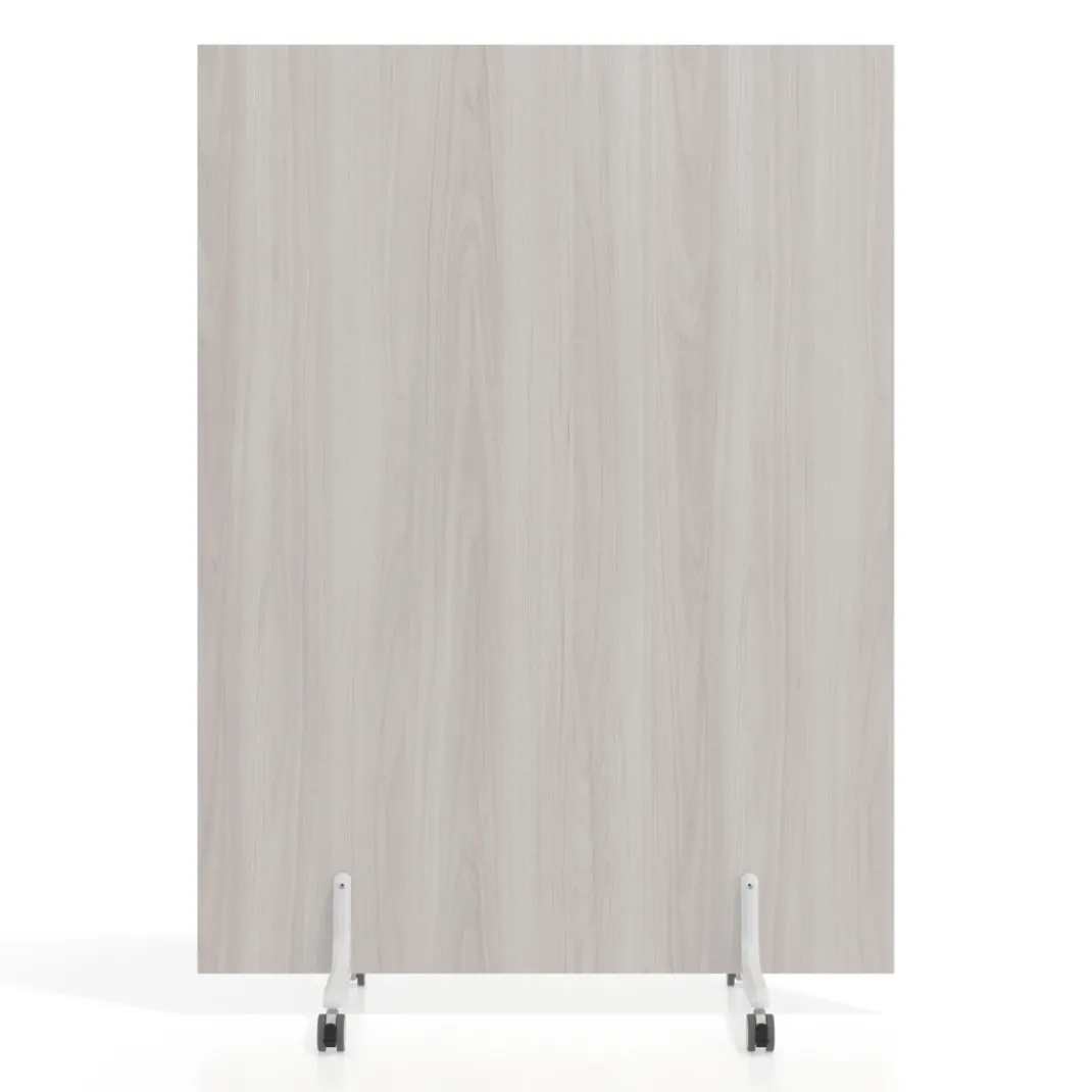 Biombo separador pared móvil Hover en melamina, posición vertical, ancho 100cm