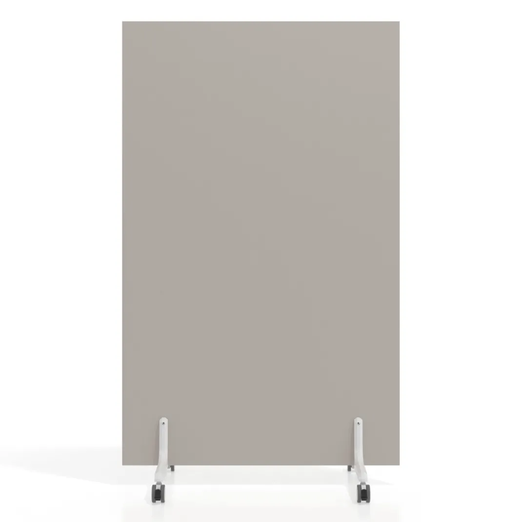 Biombo separador pared móvil Hover en melamina, posición vertical, ancho 100cm