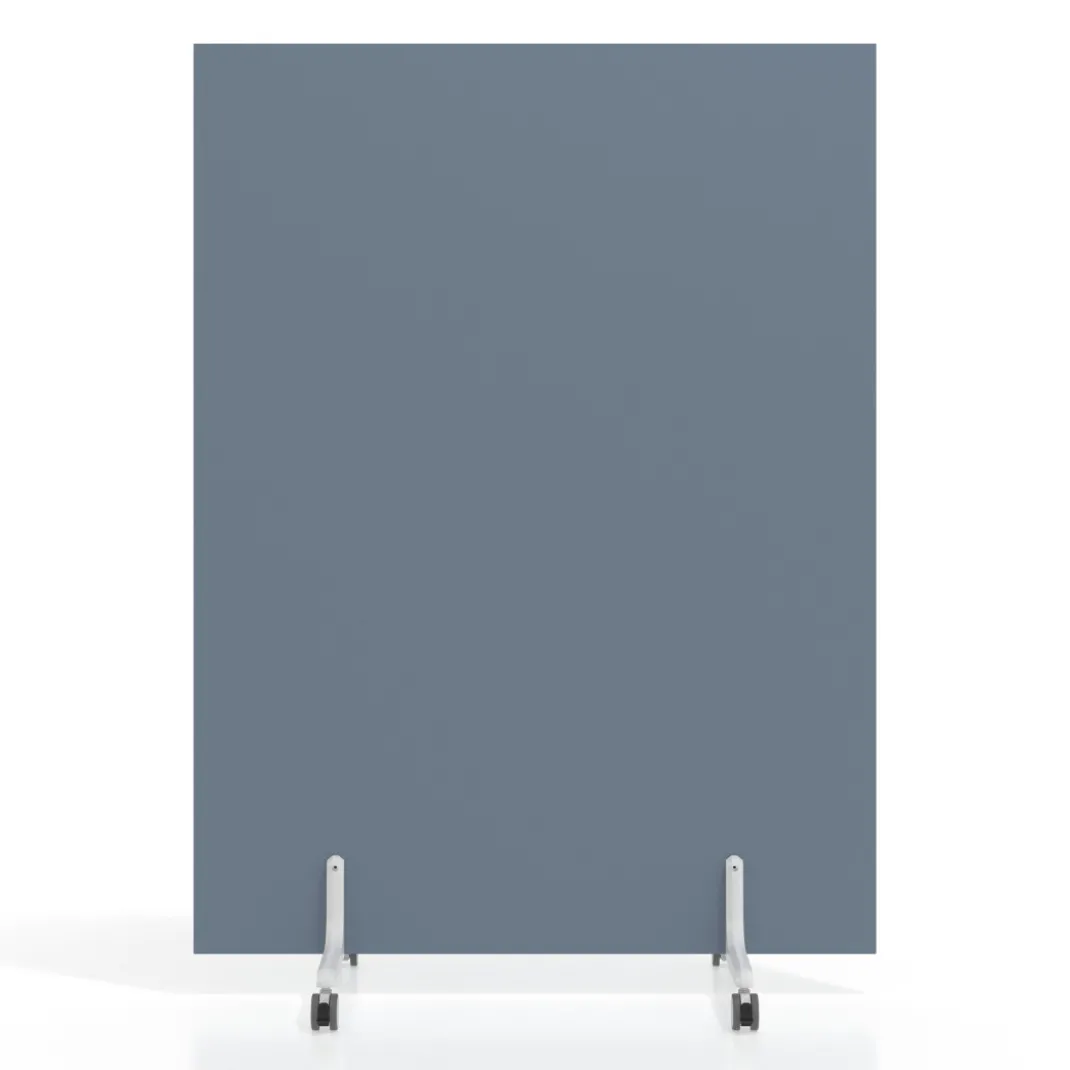 Biombo separador pared móvil Hover en melamina, posición vertical, ancho 120cm