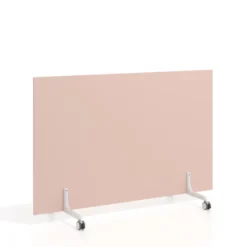 Biombo separador pared móvil Hover en melamina, posición horizontal, alto 100cm