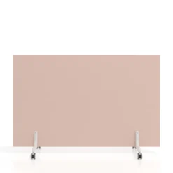 Biombo separador pared móvil Hover en melamina, posición horizontal, alto 100cm