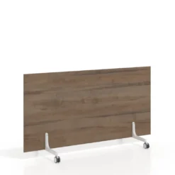Biombo separador pared móvil Hover en melamina, posición horizontal, alto 80cm