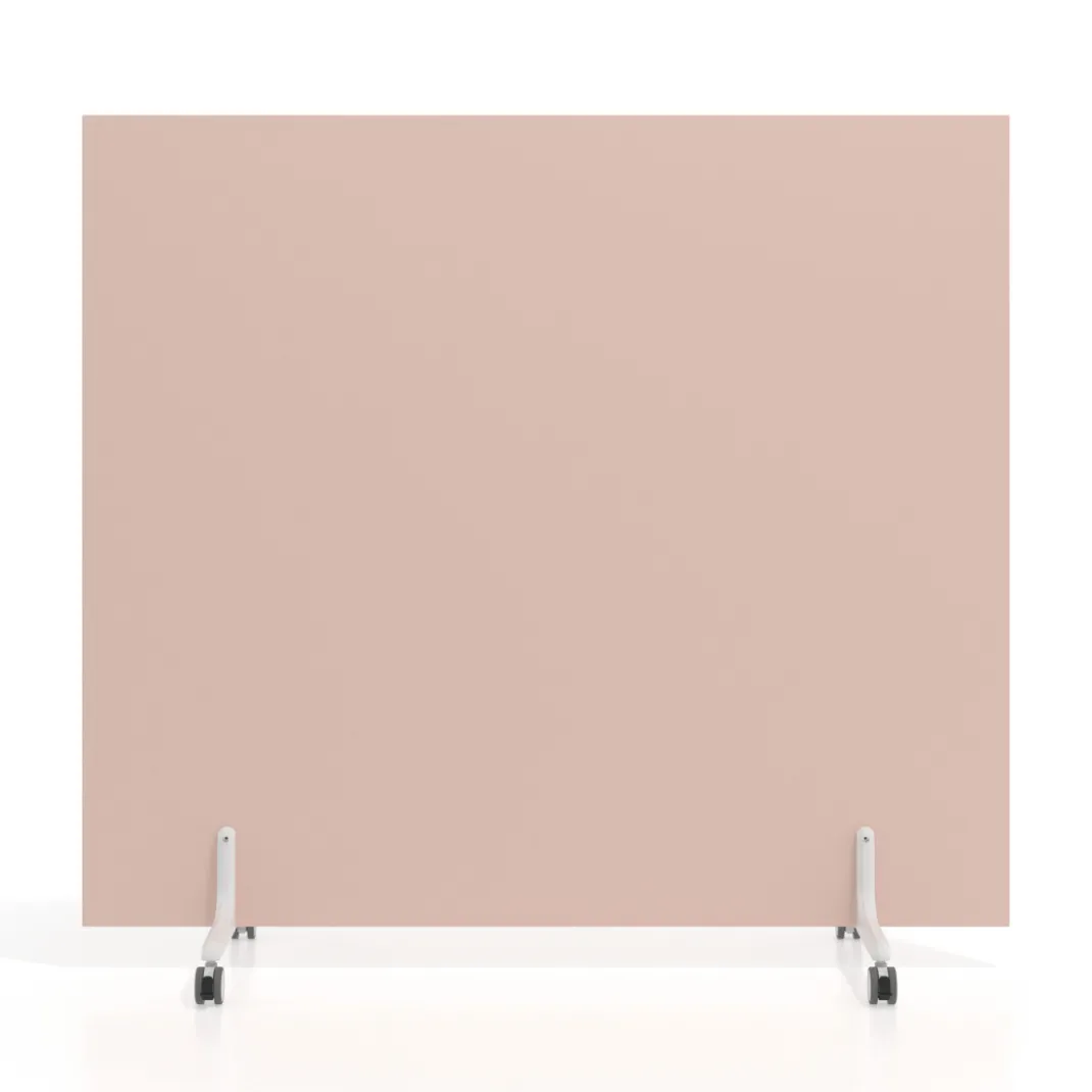 Biombo separador pared móvil Hover en melamina, posición horizontal, alto 140cm