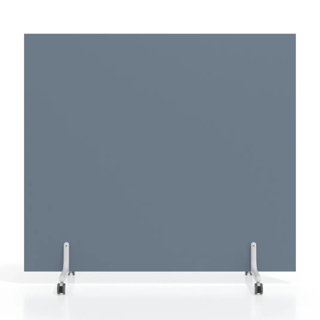 Biombo separador pared móvil Hover en melamina, posición horizontal, alto 140cm