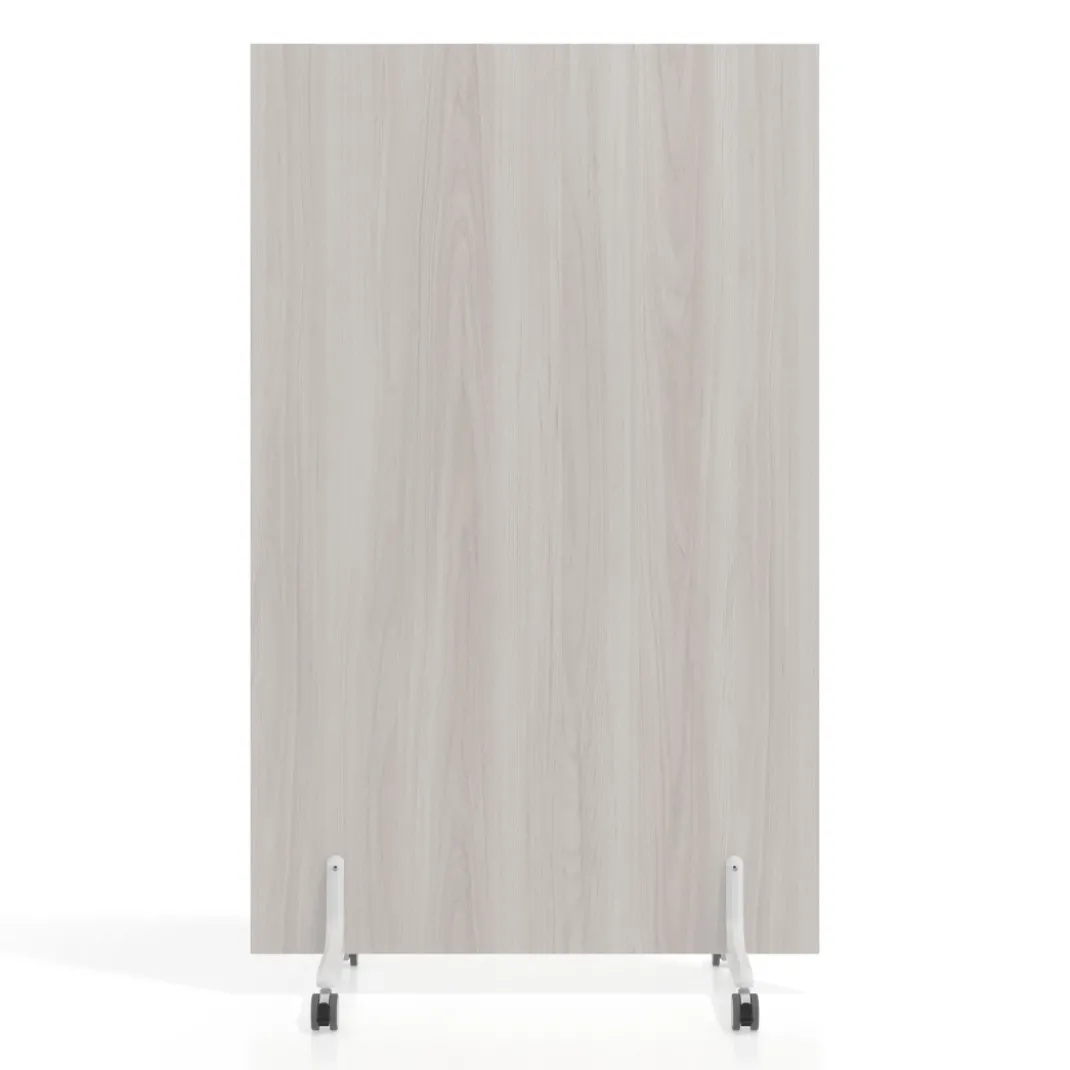 Biombo separador pared móvil Hover en melamina, posición vertical, ancho 100cm
