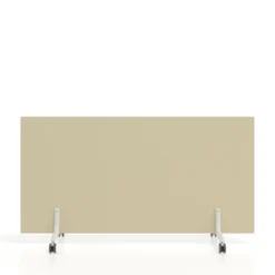 Biombo separador pared móvil Hover en melamina, posición horizontal, alto 80cm