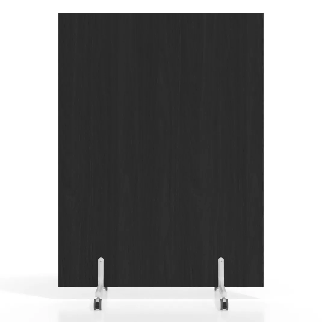 Biombo separador pared móvil Hover en melamina, posición vertical, ancho 120cm
