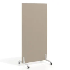 Biombo separador pared móvil Hover en melamina, posición vertical, ancho 80cm