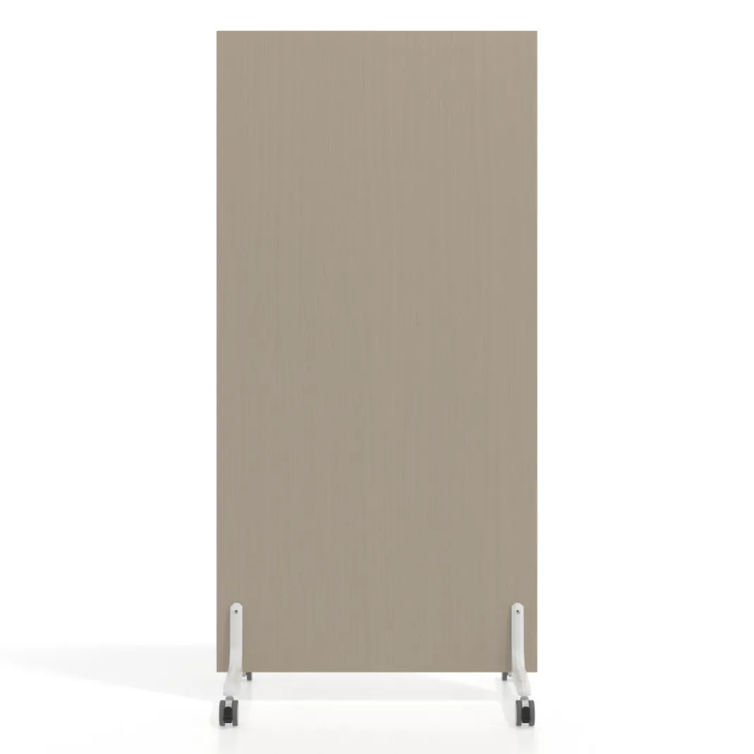 Biombo separador pared móvil Hover en melamina, posición vertical, ancho 80cm