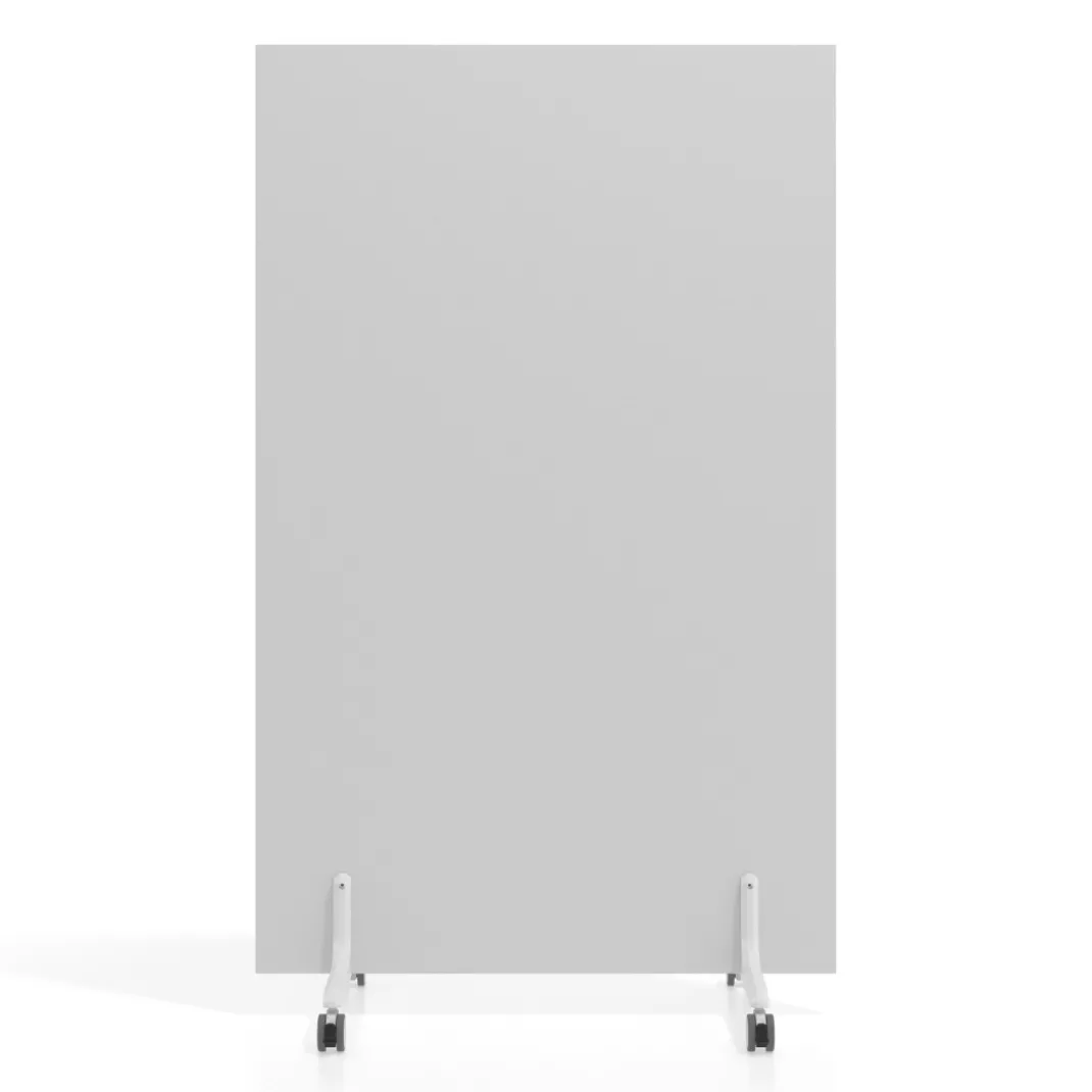Biombo separador pared móvil Hover en melamina, posición vertical, ancho 100cm
