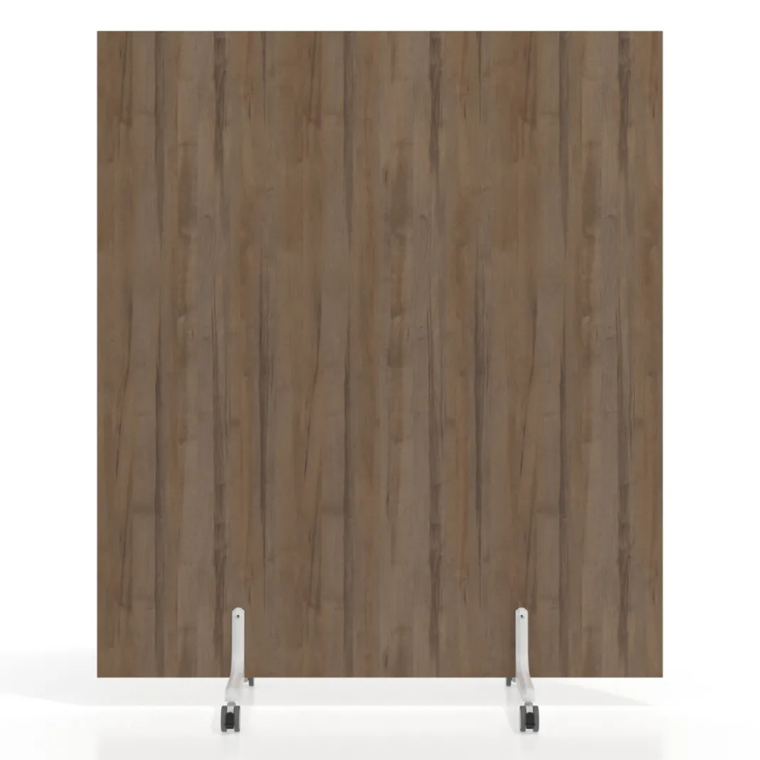 Biombo separador pared móvil Hover en melamina, posición vertical, ancho 140cm