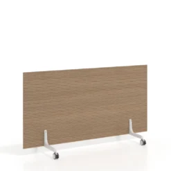 Biombo separador pared móvil Hover en melamina, posición horizontal, alto 80cm
