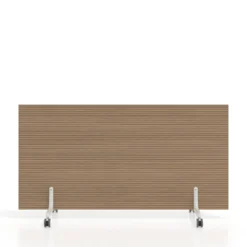 Biombo separador pared móvil Hover en melamina, posición horizontal, alto 80cm