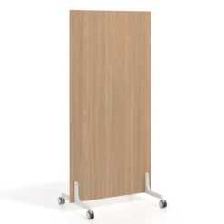 Biombo separador pared móvil Hover en melamina, posición vertical, ancho 80cm