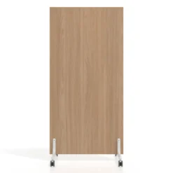 Biombo separador pared móvil Hover en melamina, posición vertical, ancho 80cm