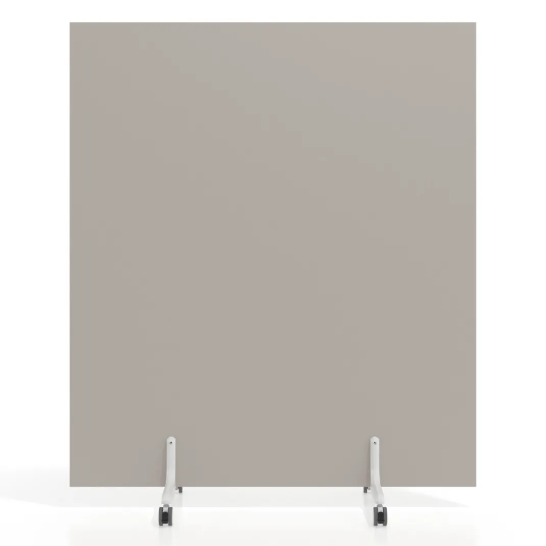 Biombo separador pared móvil Hover en melamina, posición vertical, ancho 140cm