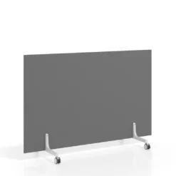 Biombo separador pared móvil Hover en melamina, posición horizontal, alto 100cm