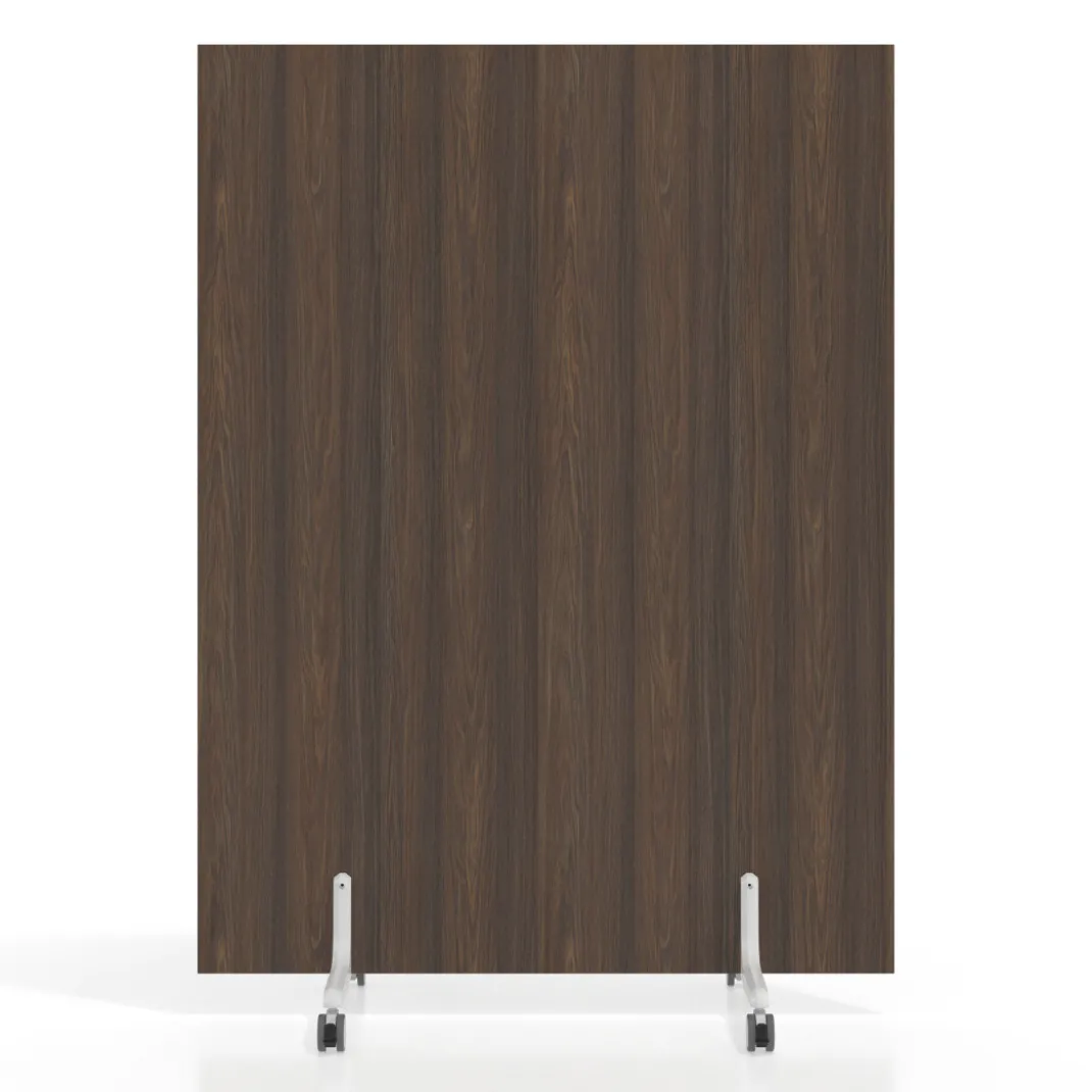 Biombo separador pared móvil Hover en melamina, posición vertical, ancho 120cm