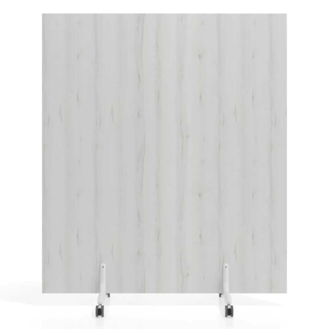 Biombo separador pared móvil Hover en melamina, posición vertical, ancho 140cm