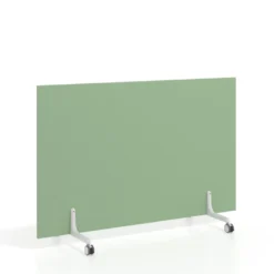 Biombo separador pared móvil Hover en melamina, posición horizontal, alto 100cm