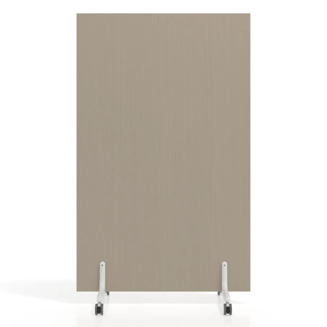 Biombo separador pared móvil Hover en melamina, posición vertical, ancho 100cm