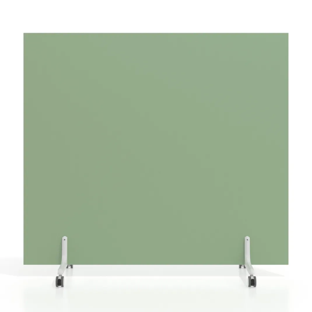 Biombo separador pared móvil Hover en melamina, posición horizontal, alto 140cm