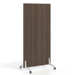Biombo separador pared móvil Hover en melamina, posición vertical, ancho 80cm