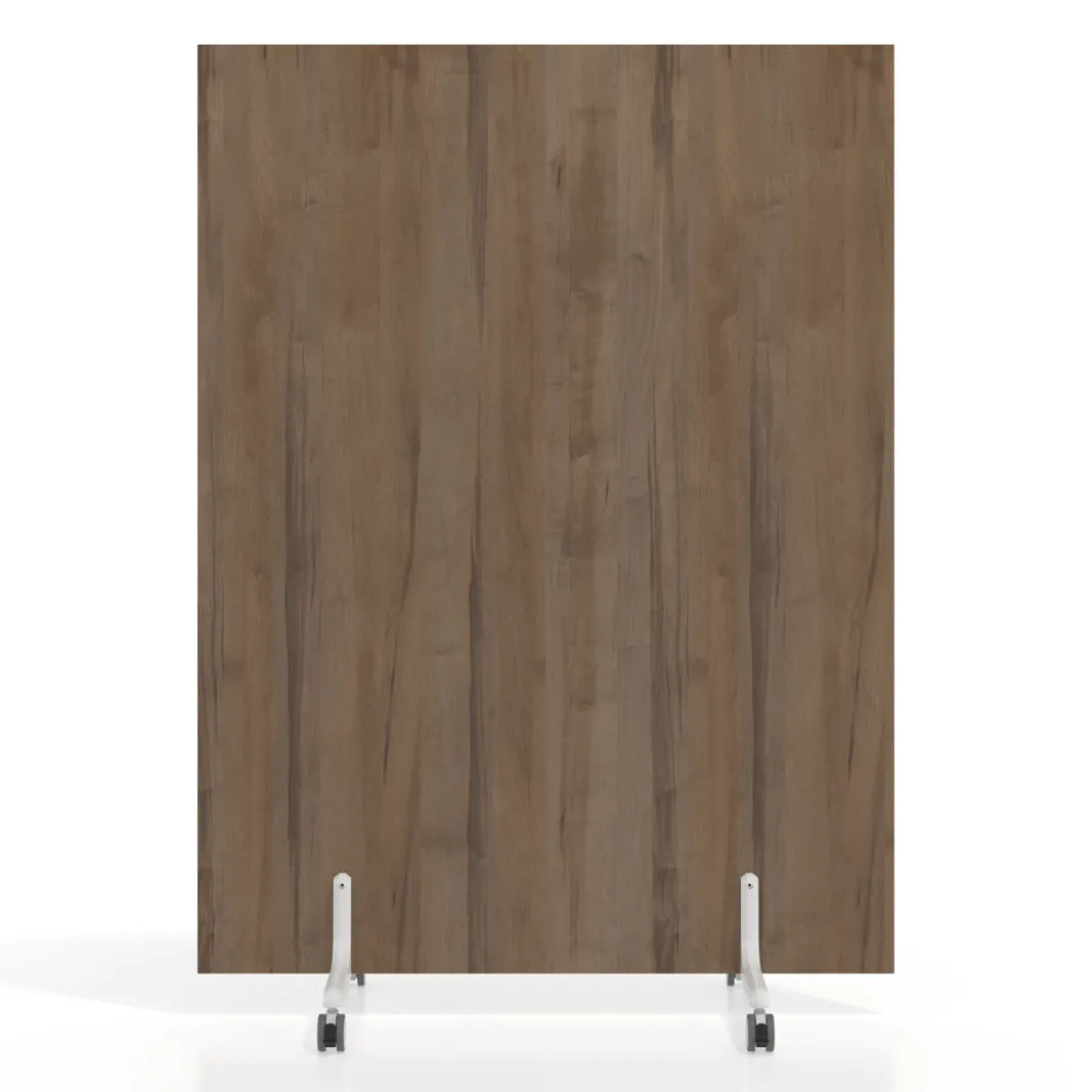 Biombo separador pared móvil Hover en melamina, posición vertical, ancho 120cm