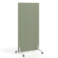 Biombo separador pared móvil Hover en melamina, posición horizontal, alto 100cm