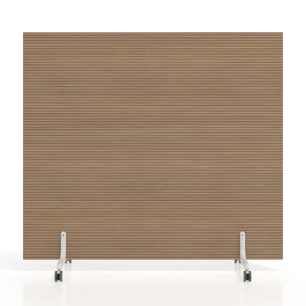 Biombo separador pared móvil Hover en melamina, posición vertical, ancho 140cm
