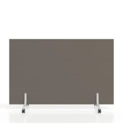 Biombo separador pared móvil Hover en melamina, posición horizontal, alto 100cm