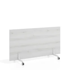 Biombo separador pared móvil Hover en melamina, posición vertical, ancho 80cm