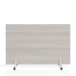 Biombo separador pared móvil Hover en melamina, posición horizontal, alto 100cm